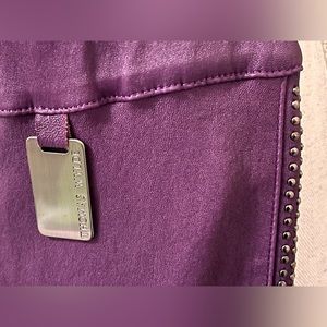 Thomas Wylde Leather Leggings with Side Studs Size S